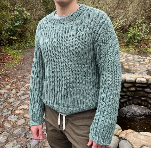 brioche knitted sweater